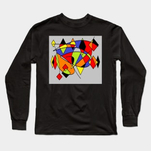 Abstract space grey Long Sleeve T-Shirt